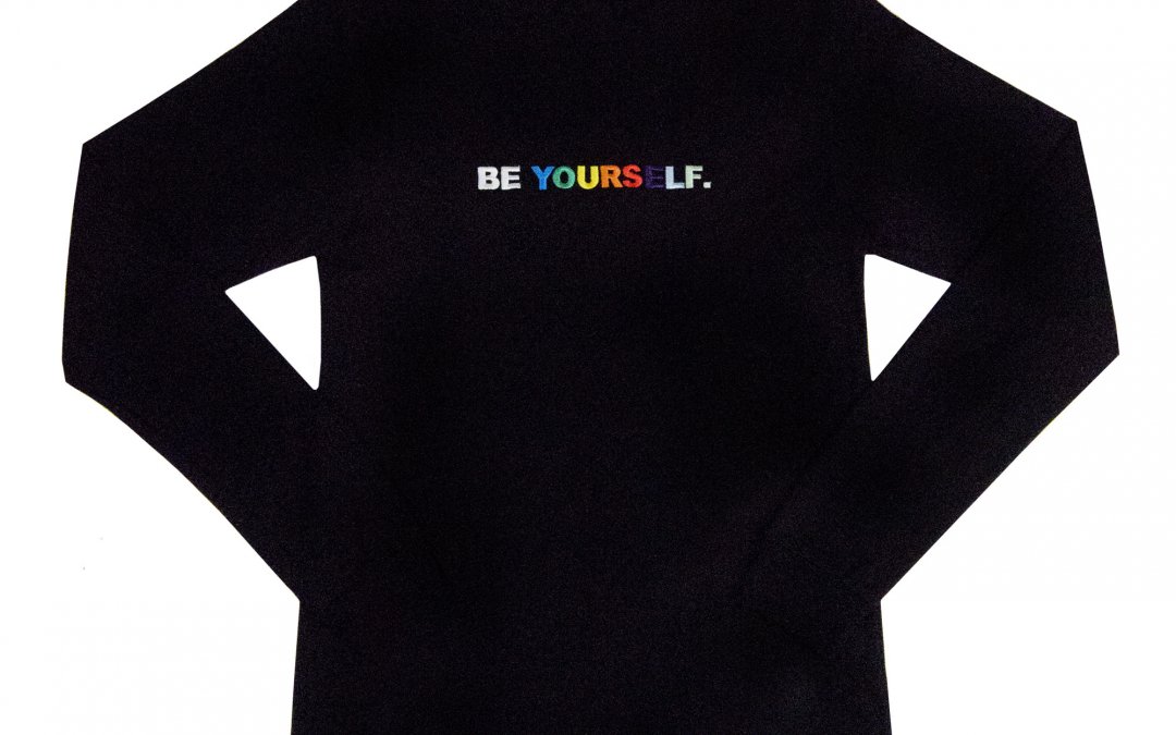 BE YOURSELF LONG SLEEVE (BLACK)