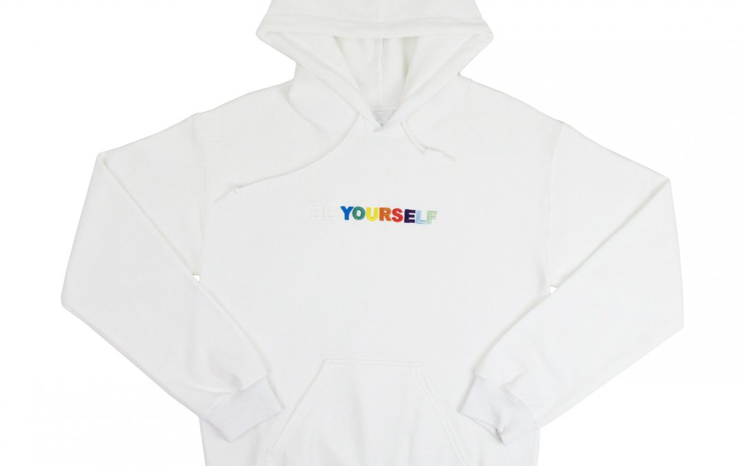 BE YOURSELF HOODIE (WHITE)