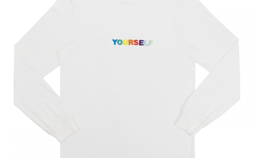 BE YOURSELF LONG SLEEVE (WHITE)